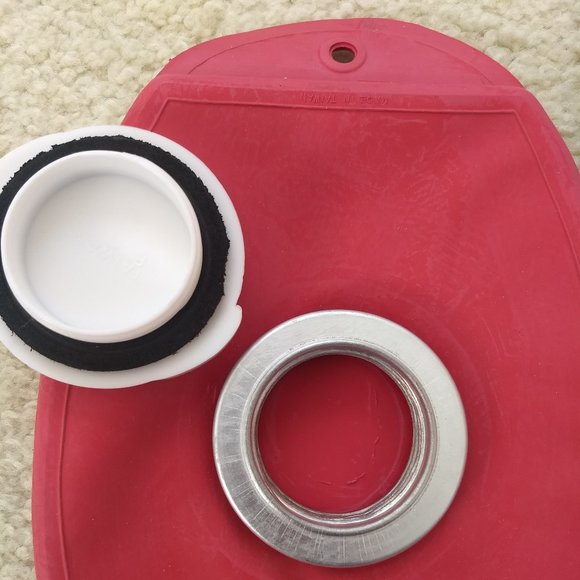 vintage 60s NWT rubber ice cap bag - Picture 3 of 6